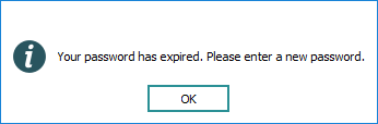 Expired password